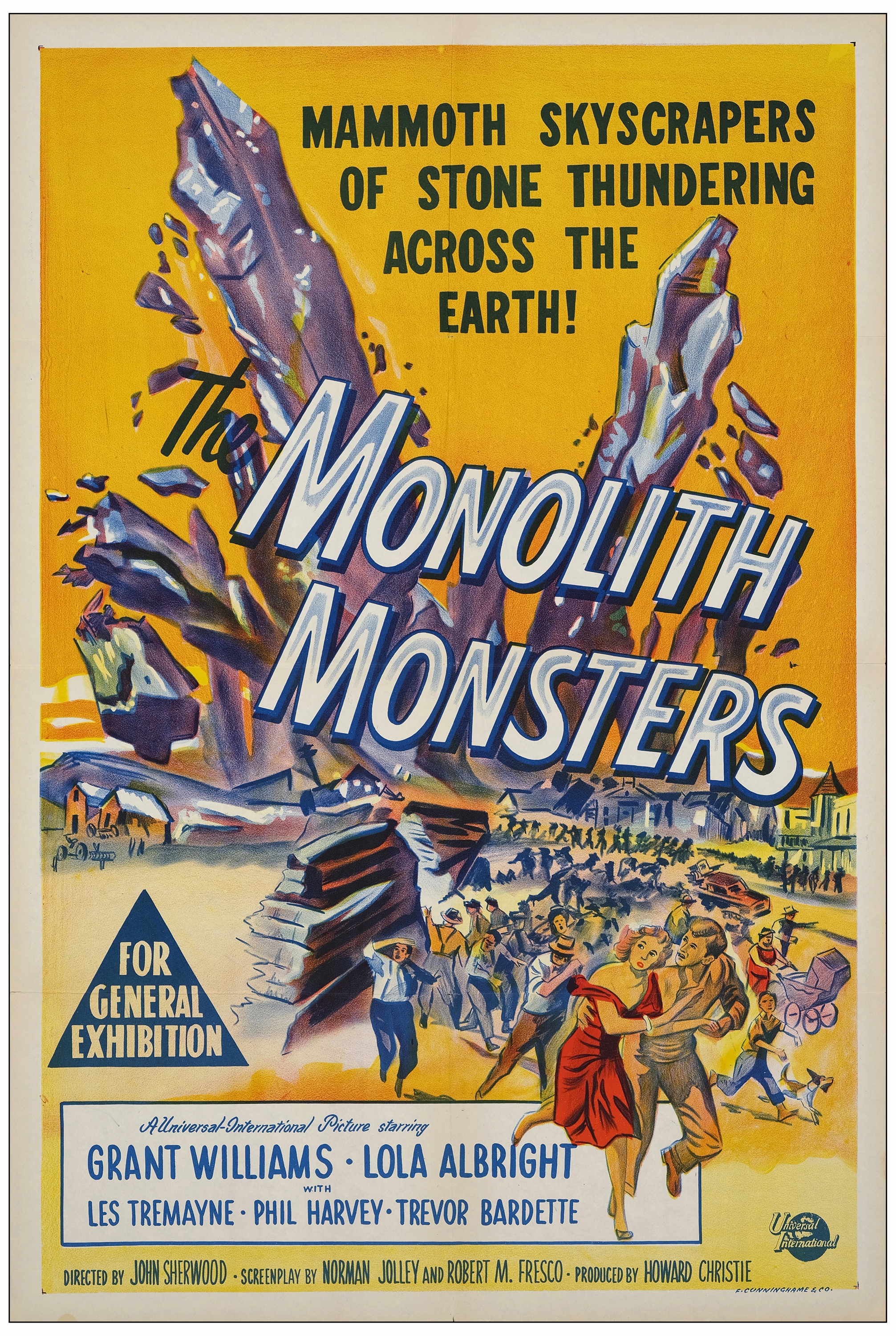 MONOLITH MONSTERS - Australian One Sheet (27" x 40"); Very Fine Folded