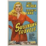 SULLIVAN'S TRAVELS - One Sheet (27" x 41"); Style A; Very Fine- on Linen