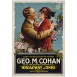 BROADWAY JONES - One Sheet (28" x 41"); Very Fine on Linen