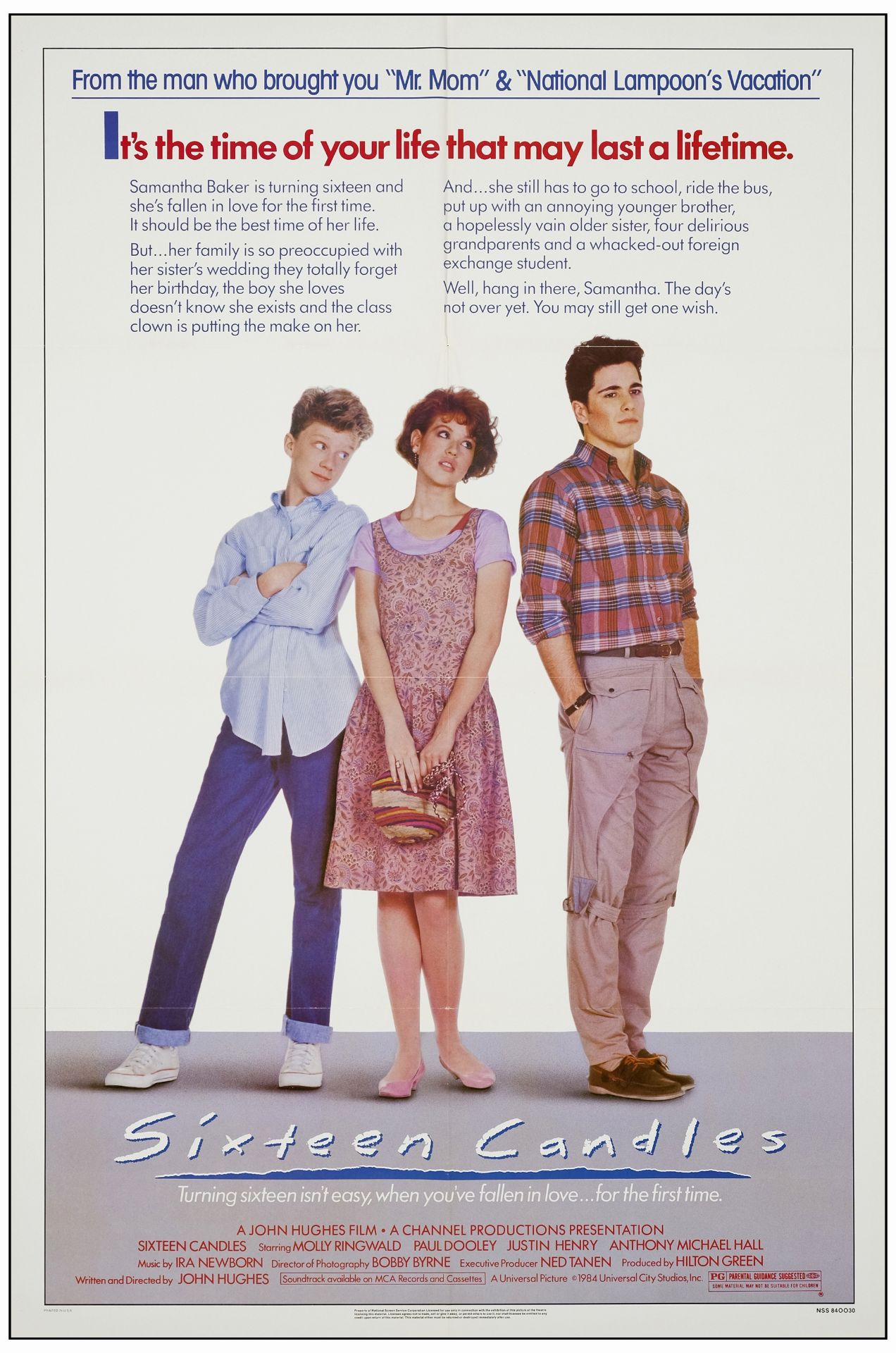 SIXTEEN CANDLES - One Sheets (2) (27" x 41"); Near Mint Folded - Image 3 of 3