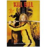 KILL BILL: VOL. 1 - Commercial Poster (24" x 34") Autographed by David Carradine (JSA COA); Very Fin