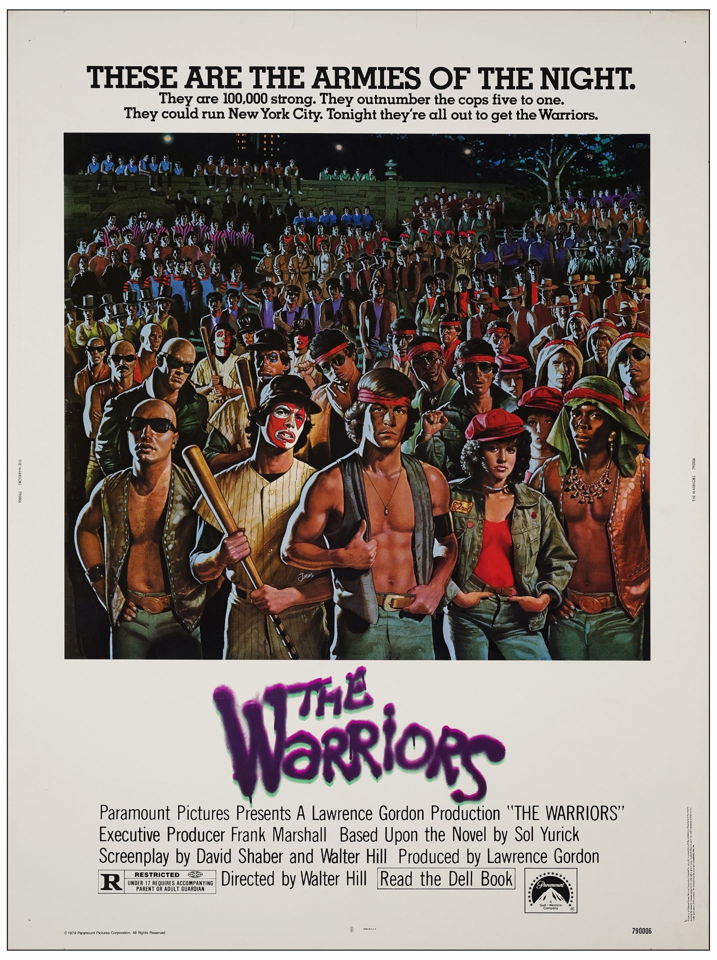 THE WARRIORS - 30"x40; Very Fine- Rolled