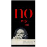 NO WAY OUT - Three Sheet (41" x 78" ); Very Fine Folded