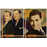 LAUREL AND HARDY - Personality Posters (2) (22" x 28"); Very Good-