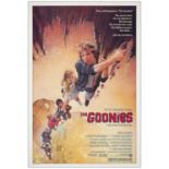 THE GOONIES - One Sheet (27.5" x 41"); Very Fine on Linen