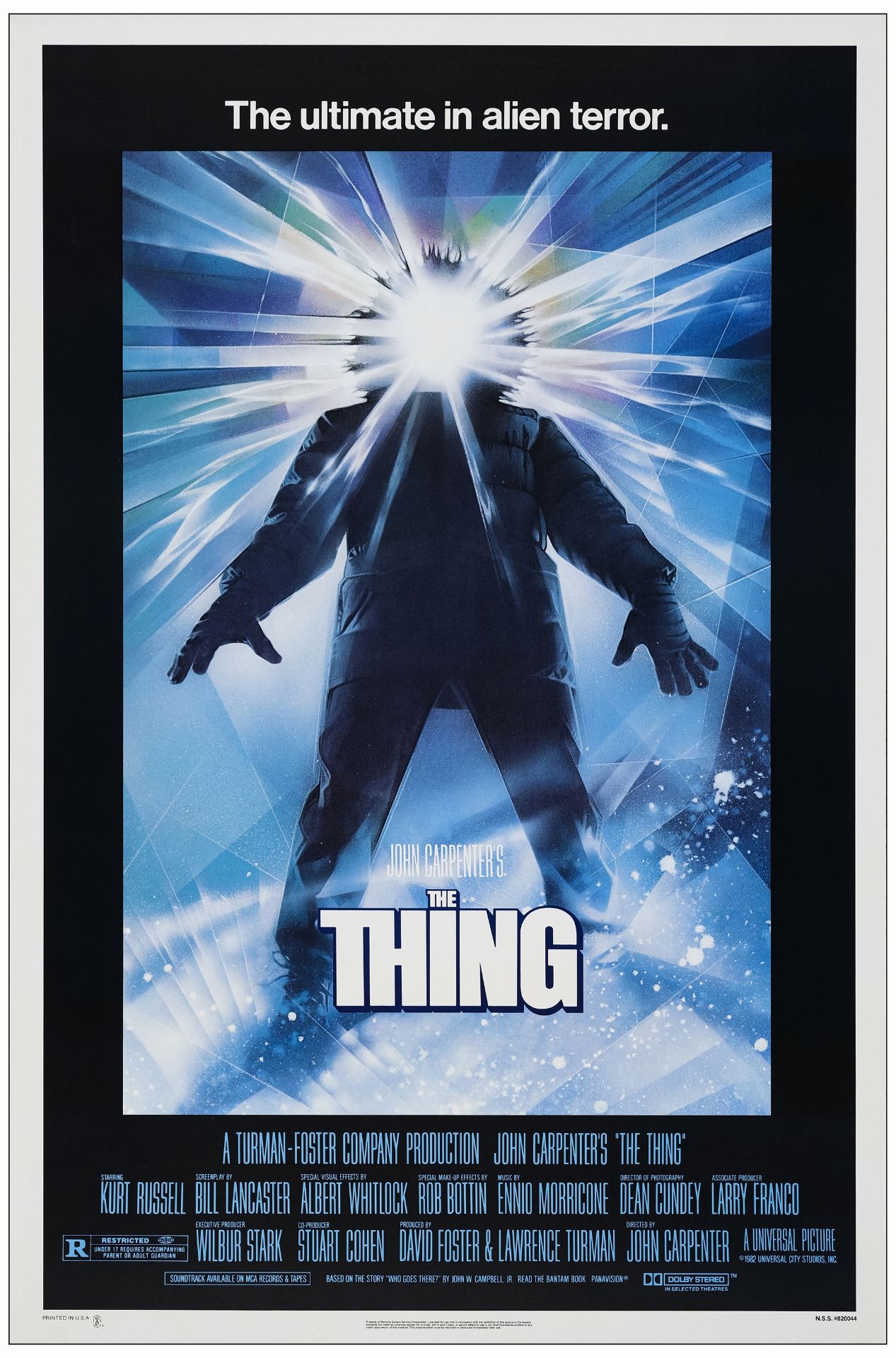 THE THING - One Sheet (27" x 41"); Near Mint Rolled