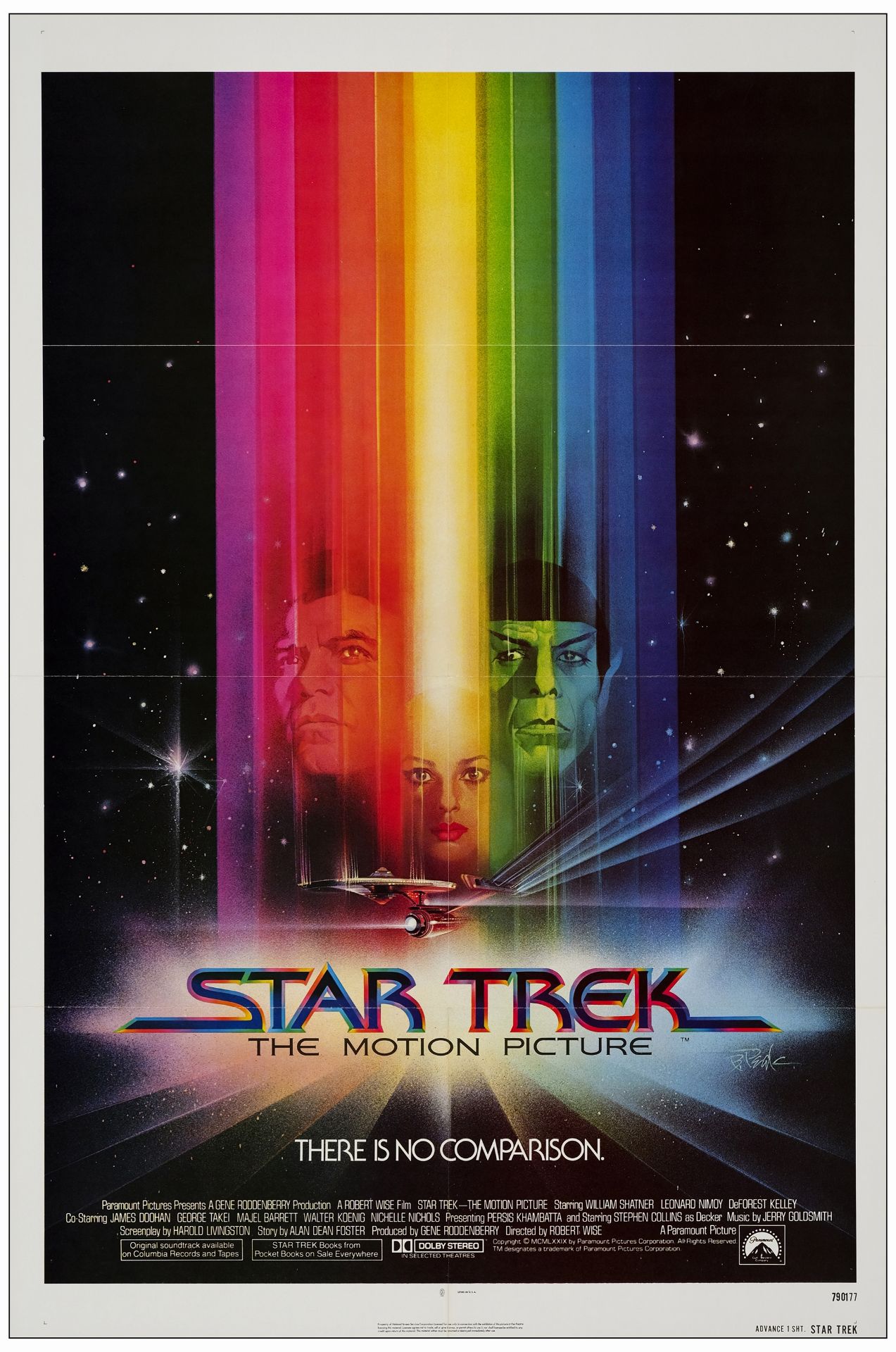 STAR TREK: THE MOTION PICTURE - One Sheet (27" x 41" ); Very Fine+ Folded