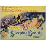 SLEEPING BEAUTY - British Quad (30" x 40"); Technirama Style; Very Fine- Folded