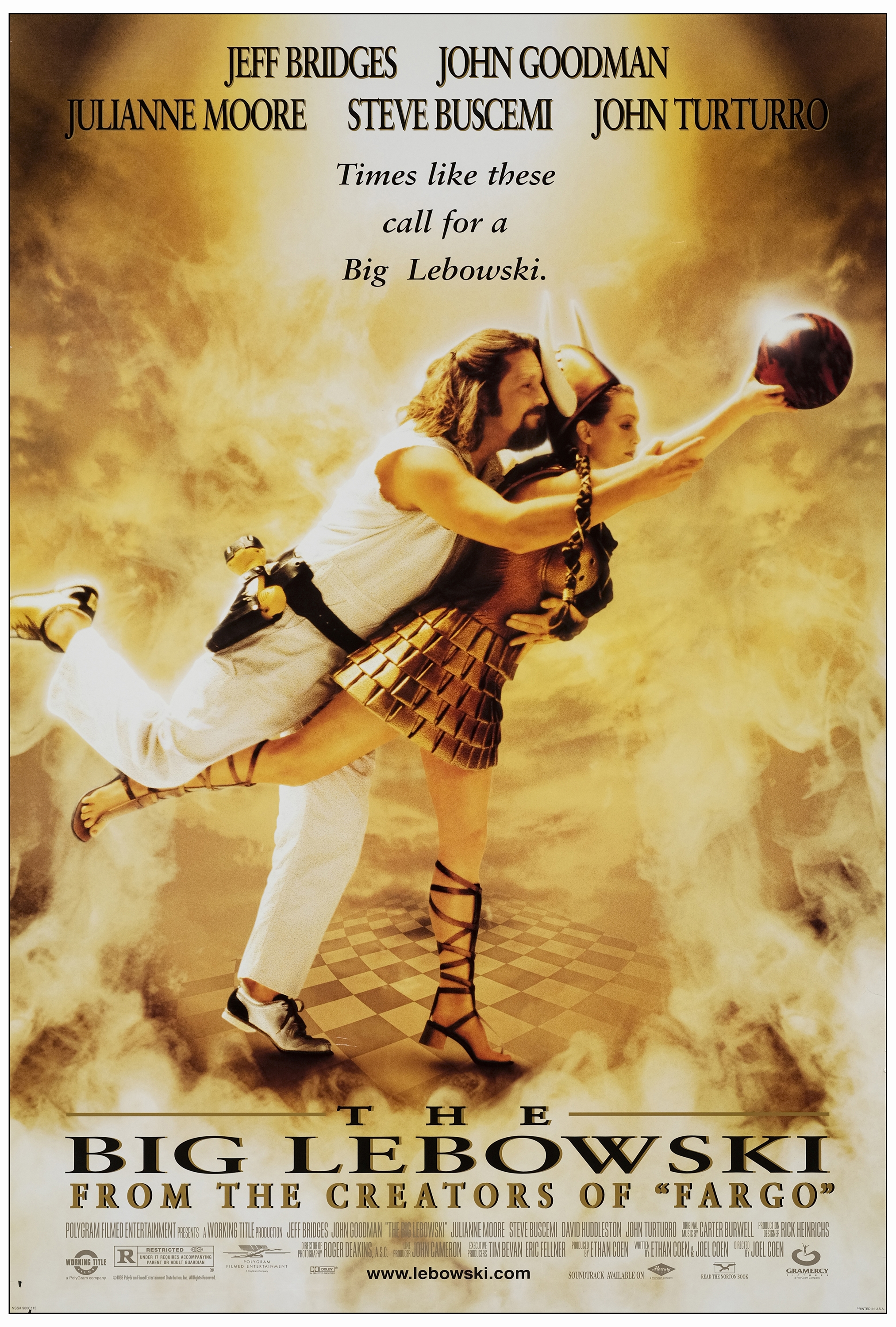 THE BIG LEBOWSKI - One Sheet (27" x 40"); Fine Rolled