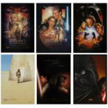 STAR WARS: PREQUEL TRILOGY - One Sheets (6) (27" x 40"); Near Mint Rolled