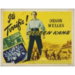 CITIZEN KANE - Half Sheet (22" x 28"); Very Fine- Rolled