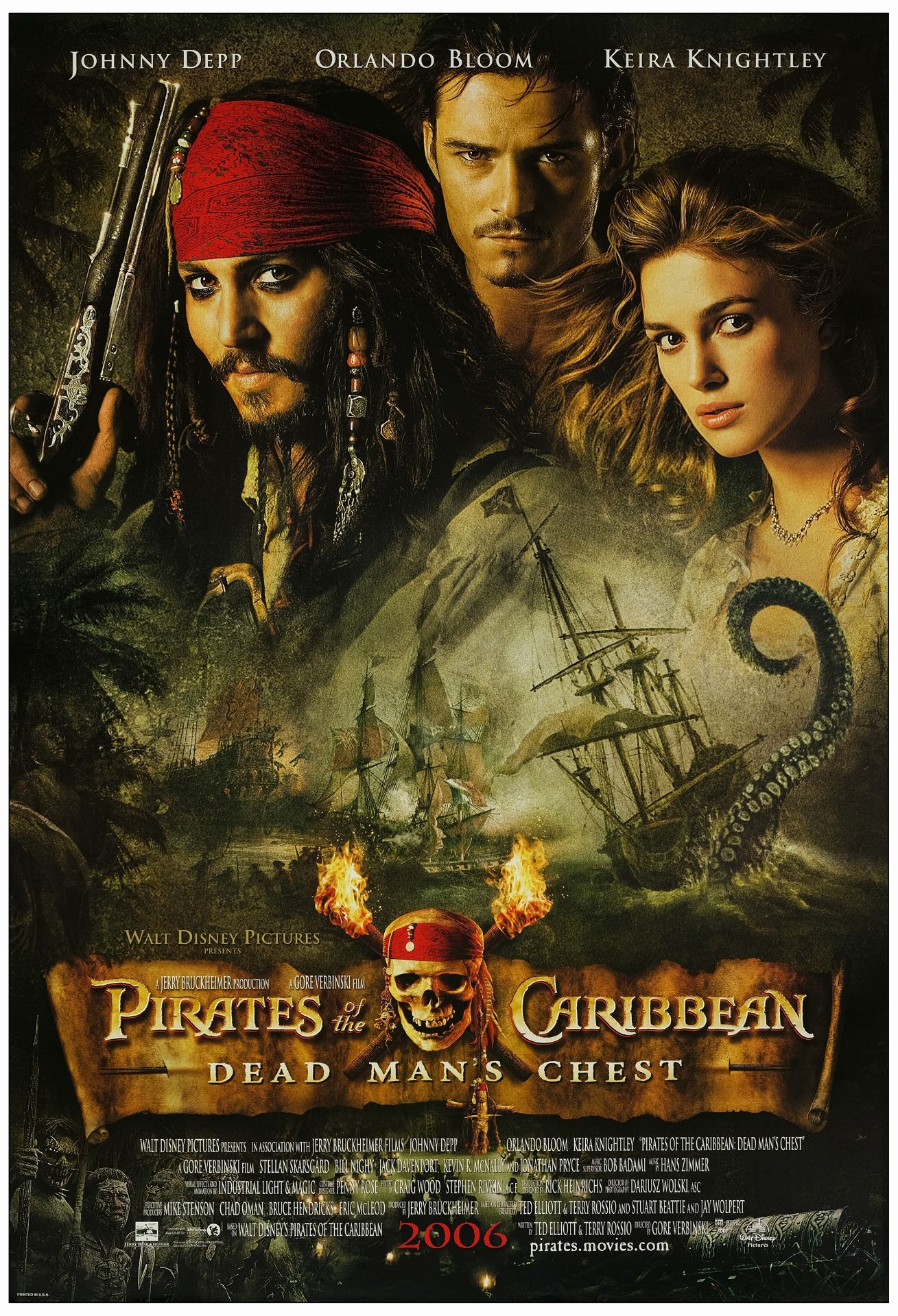 PIRATES OF THE CARIBBEAN: THE CURSE OF THE BLACK PEARL, PIRATES OF THE CARIBBEAN: DEAD MAN'S CHEST, - Image 5 of 5