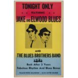 THE BLUES BROTHERS - Prop Window Card (14" x 22" ); Fine+