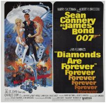 JAMES BOND: DIAMONDS ARE FOREVER - Six Sheet (77" x 78"); Very Fine- Folded