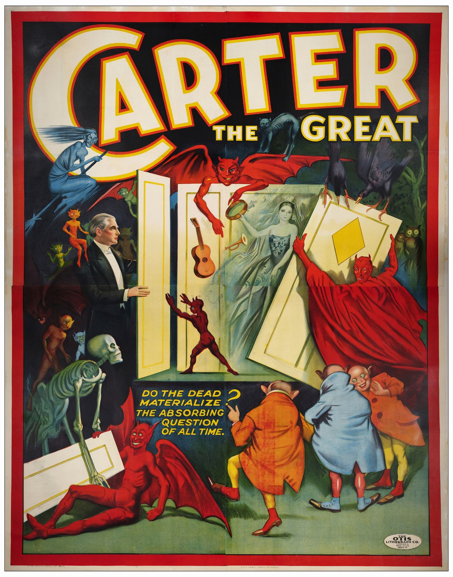 CARTER THE GREAT - Eight Sheet (80" x 104" ); Very Fine on Linen