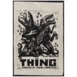 THE THING - Art Print (20" x 30" ) Signed by Artist; 59/120; Near Mint Rolled