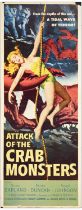 ATTACK OF THE CRAB MONSTERS - Insert (14" x 36"); Fine- Folded