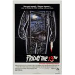 FRIDAY THE 13TH - One Sheet (27" x 41"); Very Fine+ Folded