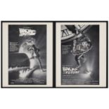 BACK TO THE FUTURE - Printed Preliminary Concept Designs (2) (11" x 14"); Very Fine