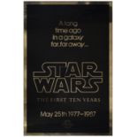 STAR WARS: THE FIRST TEN YEARS - One Sheet (27" x 41"); Very Fine+ Rolled