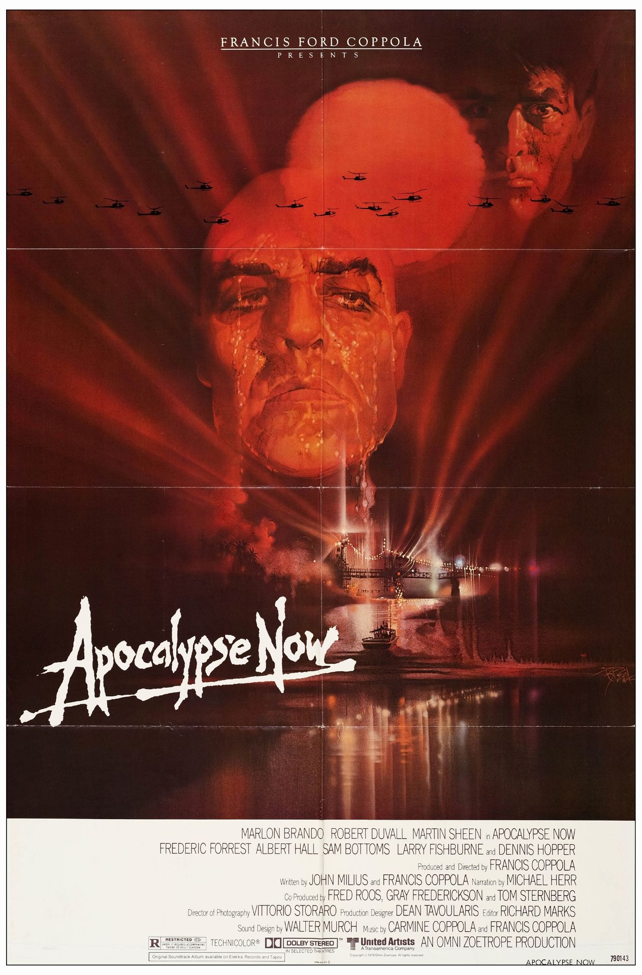 APOCALYPSE NOW - One Sheet (27" x 41"); Very Fine Folded