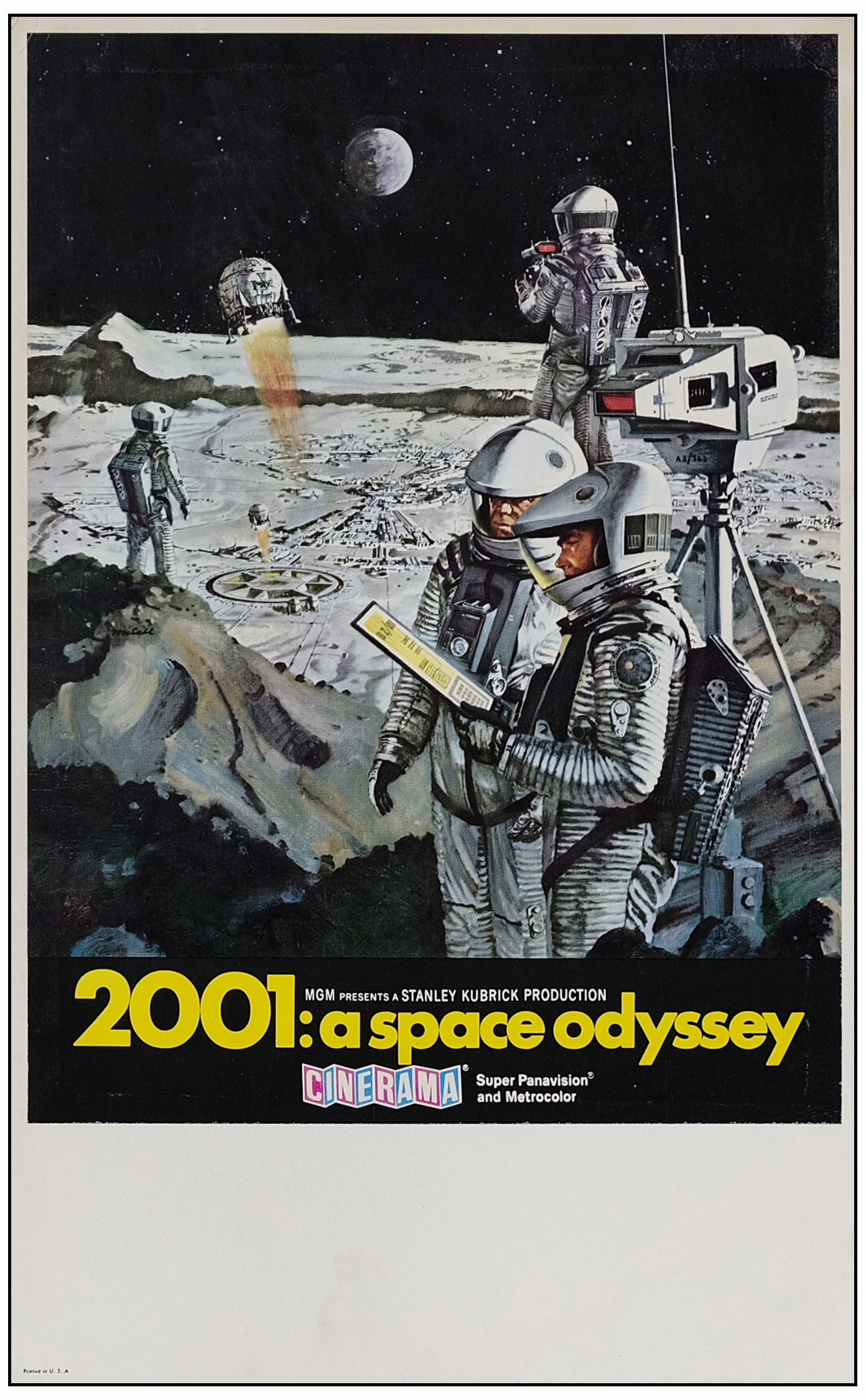 2001: A SPACE ODYSSEY - Midget Window Card (9" x 14.5"); Fine on Paper