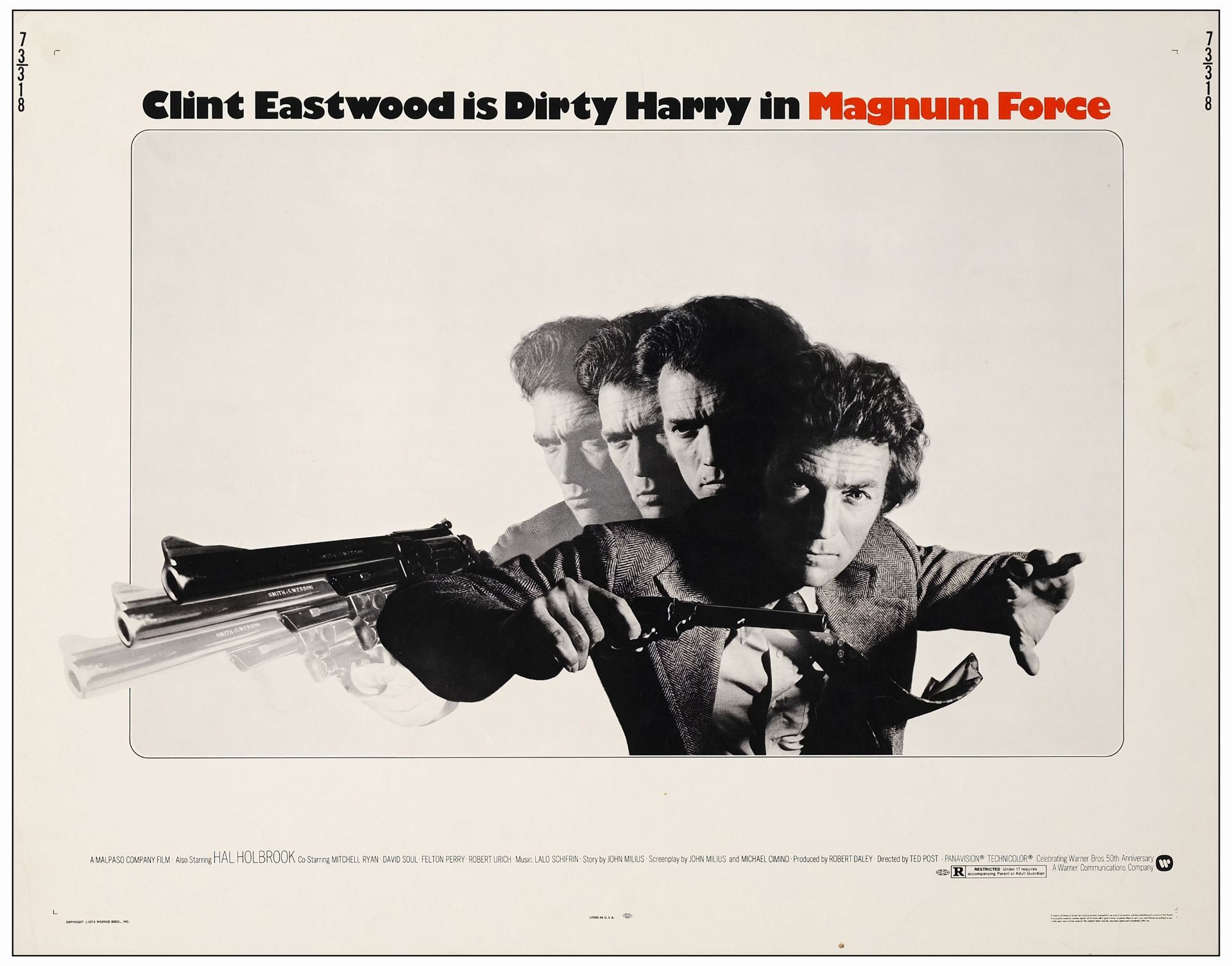 MAGNUM FORCE - Half Sheet (22" x 28" ); Very Fine- Rolled