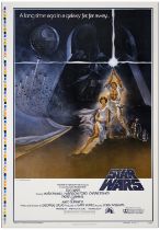 STAR WARS: A NEW HOPE - One Sheet (28" x 41"); Printers Proof First Printing Style A; Very Fine+ on