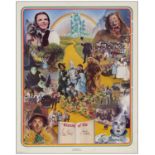 THE WIZARD OF OZ - Collectible Poster (22" x 28") Autographed by Ray Bolger and Jack Haley; 1650/200