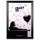 CRAZY EX-GIRLFRIEND - One Sheet (27.5" x 39" Framed) Autographed by Rachel Bloom, David Hull, Esther