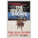 THE GREAT ESCAPE - One Sheet (27" x 41"); Fine+ on Linen