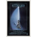 STAR WARS: RETURN OF THE JEDI - One Sheet (27" x 41"); Style A; Very Fine on Linen