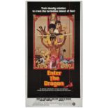 ENTER THE DRAGON - Three Sheet (41" x 81"); Very Fine+ Folded