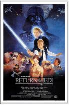 STAR WARS: RETURN OF THE JEDI - One-Sheet (27.25" x 41") Autographed by Kazuhiko Sano (Beckett COA.)