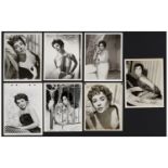 ELIZABETH TAYLOR - (8" x 10") (7) Vintage Photos (8" x 10"); Fine