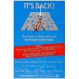 STAR WARS: A NEW HOPE - One Sheet (27" x 41"); Very Fine Folded