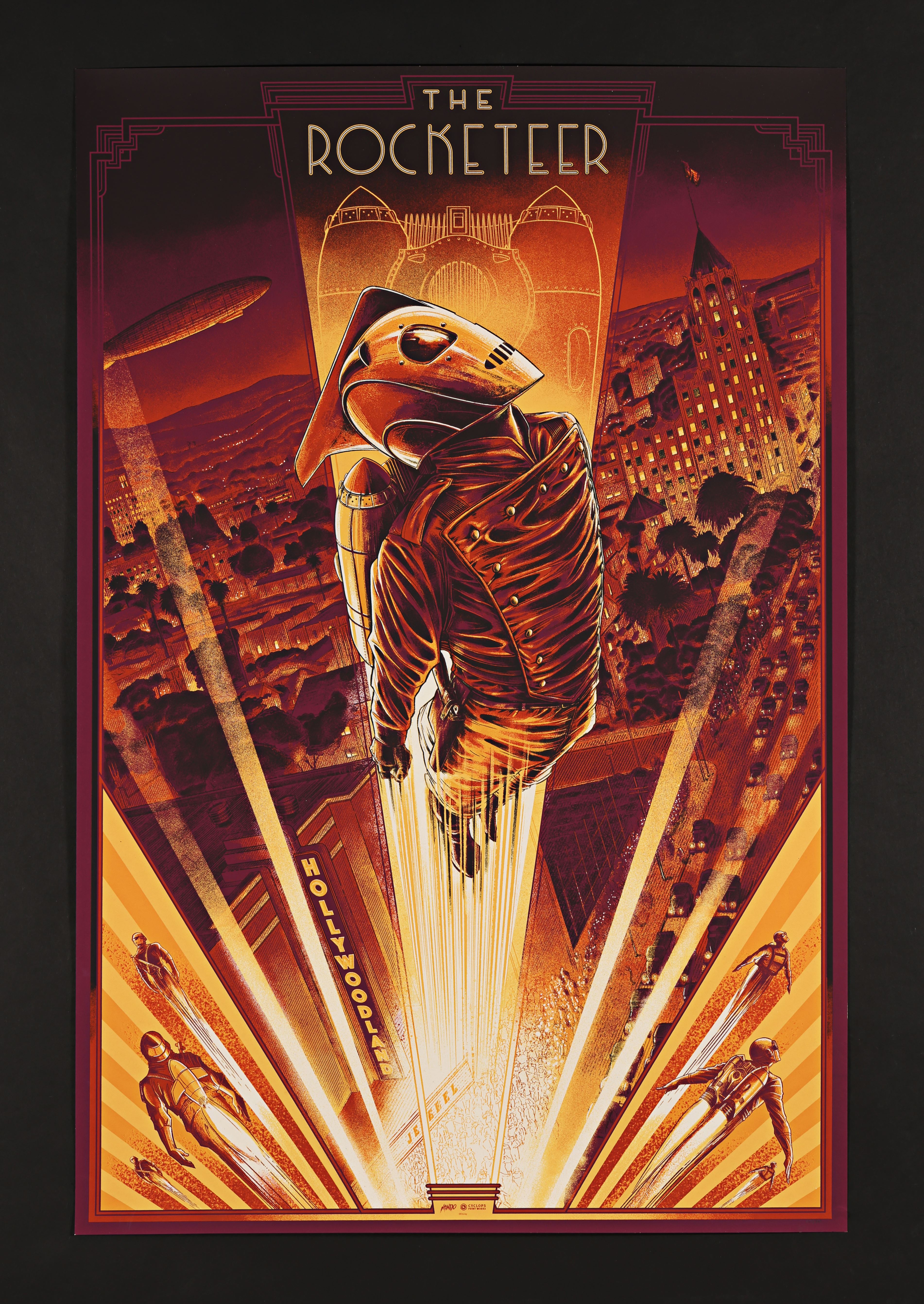 THE ROCKETEER (1991) - Hand-Numbered Limited Edition Print by Cesar Moreno, 2017