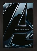 AVENGERS ASSEMBLE (2012) - Two British One-Sheets - Advance and Regular, 2012