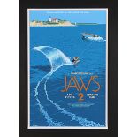 JAWS 2 (1978) - Hand-Numbered Limited Edition Print by Laurent Durieux, 2017