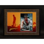 INDIANA JONES - Harrison Ford Autographed Photo Display