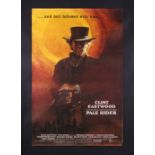 PALE RIDER (1985) - David Frangioni Collection: British Bus Stop Poster, 1985