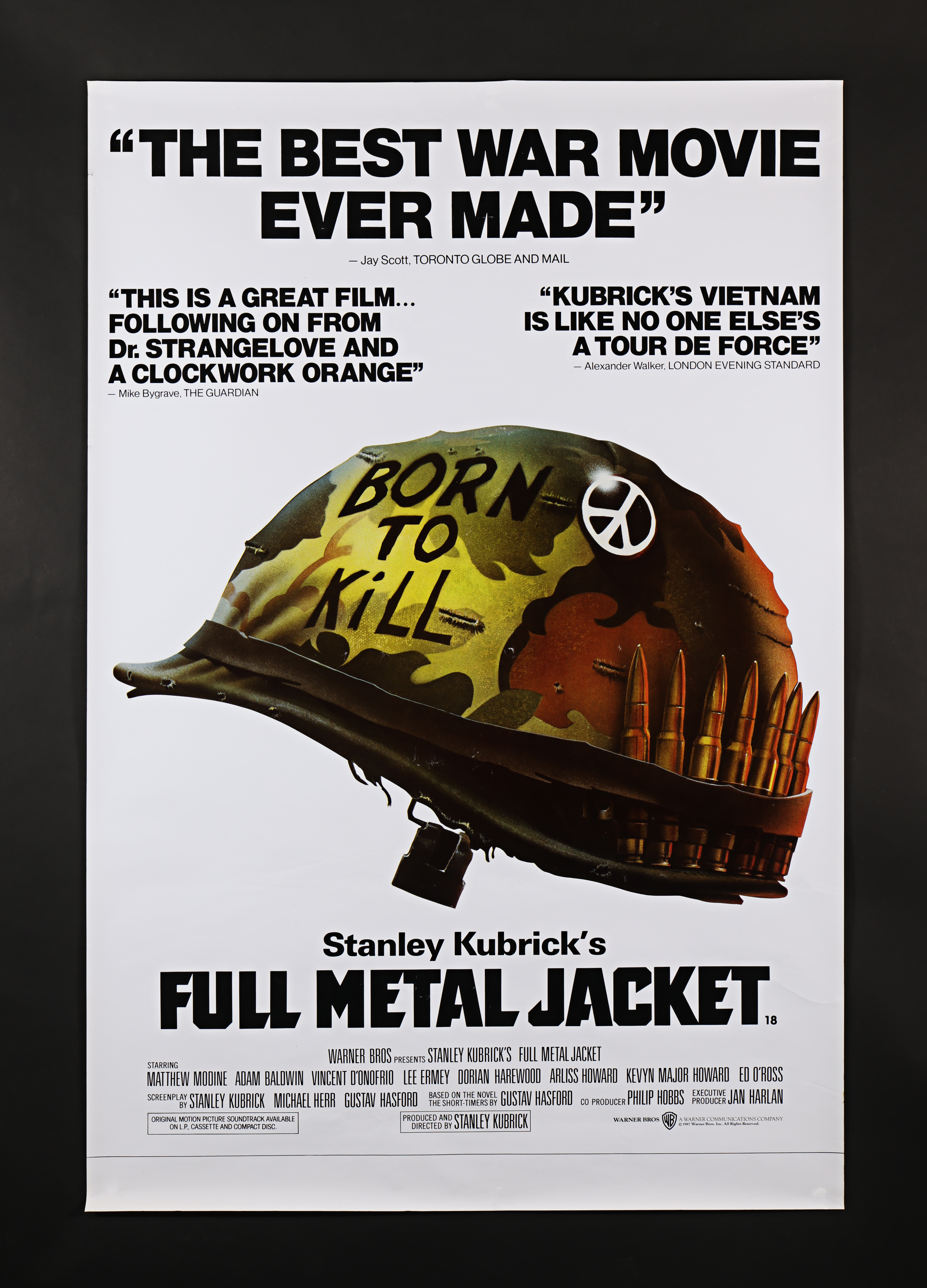 FULL METAL JACKET (1987) - US 40 x 60 Poster, 1987