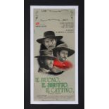 THE GOOD, THE BAD AND THE UGLY (1966) - David Frangioni Collection: Italian Locandina - Linen-Backed