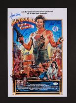 BIG TROUBLE IN LITTLE CHINA (1986) - James Hong, Peter Kwong, Donald Li, Jim Lau and Others Autograp