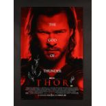 THOR (2011) - Chris Hemsworth and Stan Lee Autographed Advance One-Sheet, 2011