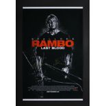 RAMBO: LAST BLOOD (2019) - David Frangioni Collection: Sylvester Stallone Autographed Poster
