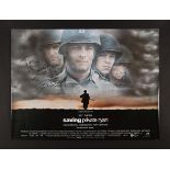 SAVING PRIVATE RYAN (1998) - Tom Hanks and Tom Sizemore Autographed UK Quad, 1998