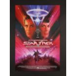 STAR TREK V: THE FINAL FRONTIER (1989) - William Shatner and Nichelle Nichols Autographed US One-She