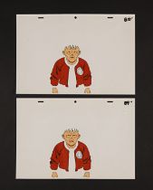 AKIRA (1988) - Two Original Takashi Hand-Painted Animation Cels, 1988