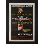 JAMES BOND: GOLDFINGER (1964) - US One-Sheet - Linen-Backed, 1964